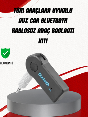 Eller Serbest Özellikli Bluetooth AUX Araç Kiti