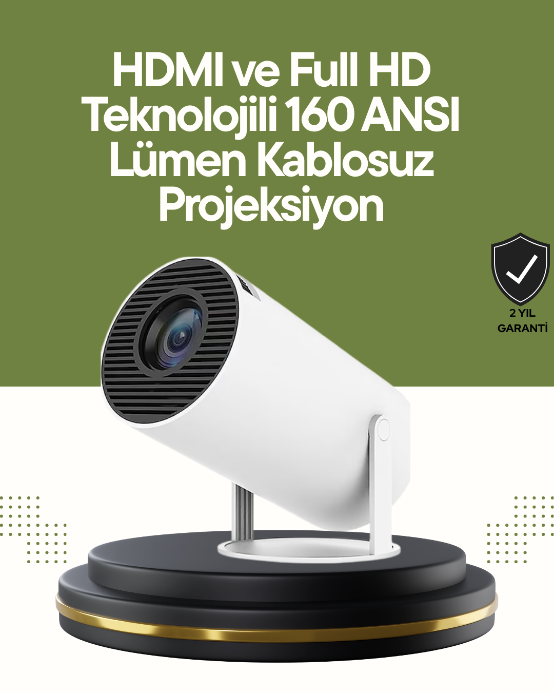 1210764_5-74.png HDMI ve USB Girişli Uzun Ömürlü Ampullü Projeksiyon - Görsel 1