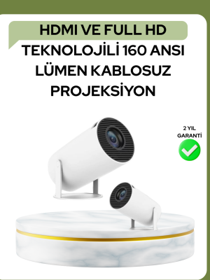 Ultra Pro Full HD ve 4K Destekli 130 İnç Projeksiyon Cihazı