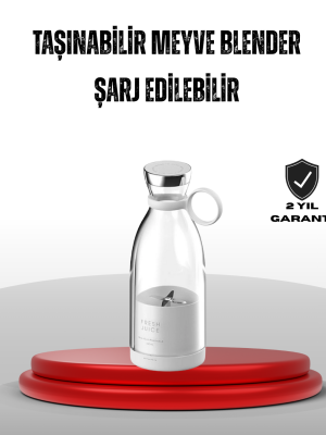 Taşınabilir USB Şarjlı Taze Meyve Suyu Blender