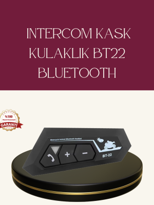 Motosiklet Sürüşleri İçin BT22 Kask Bluetooth Kulaklık Mikrofonlu