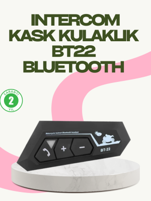 Bluetooth 5.0 EDR Kask Kulaklık Yüksek Ses Kalitesi ve Gürültü Önleme