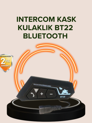 Bluetooth 5.0 Motosiklet Kask Kulaklık Eller Serbest ve Müzik Özellikli