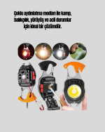 Taşınabilir Çok Amaçlı LED Işıklı Anahtarlık - Görsel 5
