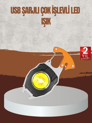 Taşınabilir Çok Amaçlı LED Işıklı Anahtarlık