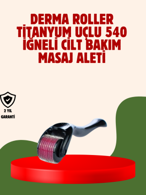 Dermaroller 1 mm Akne İzleri ve Çatlak Giderici Cilt Bakım Aleti