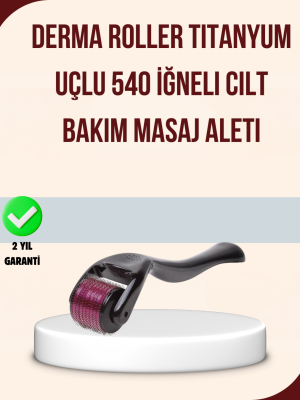 Titanyum Mikro İğneli Dermaroller 1 mm Kırışıklık ve Leke Karşıtı