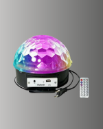 Uzaktan Kumandalı RGB LED Disko Topu Bluetooth Hoparlörlü - Görsel 5