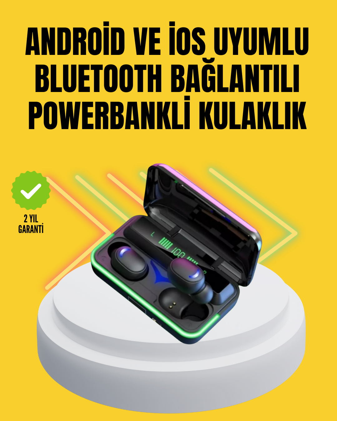 1210805_6-65.png E10 Powerbanklı Bluetooth Kulaklık Oyun Modu ve Şık Tasarım - Görsel 1
