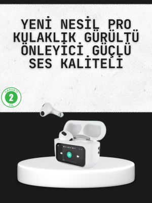 Akıllı Sensörlü Su Geçirmez Bluetooth Kulaklık Güçlü Batarya ve Bass