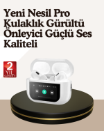 Dokunmatik Kontrollü Gürültü Önleyici Bluetooth Kulaklık Şarj Göstergeli