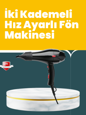 Tüm Saç Tipleri İçin 2200W Güçlü Fön Makinesi