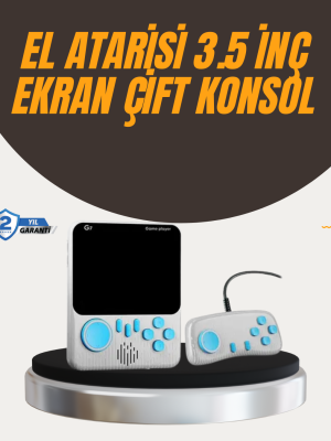 İki Kişilik Oyun Deneyimi Sunan Taşınabilir Retro Konsol