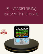 Şarjlı 3.5 İnç Retro Oyun Konsolu
