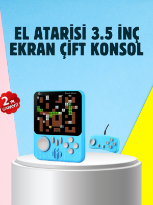 666 Klasik Oyunlu Mini Retro Konsol – Büyük Ekran Desteği