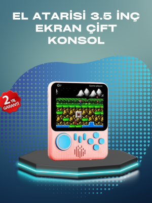 3.5 İnç LCD Ekranlı 666 Oyunlu Taşınabilir Retro Oyun Konsolu