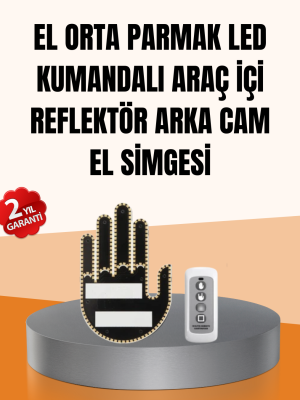 2025 Yeni Seri LED El Şekilli Park Uyarı ve Güvenlik Cihazı Orijinal