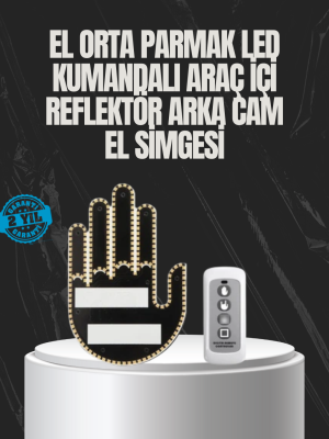Uzaktan Kumandalı LED El Park Uyarı Cihazı 2025 Model A Kalite