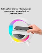2025 Yeni Seri 15W Kablosuz Şarjlı LED Atmosfer Lambası - Görsel 3