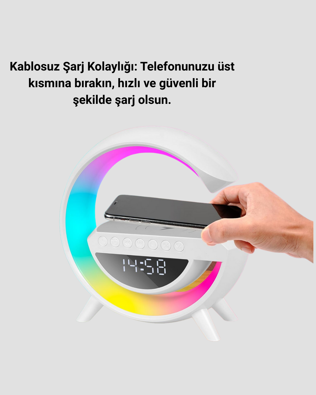 1210870_8-55.png 2025 Yeni Seri 15W Kablosuz Şarjlı LED Atmosfer Lambası - Görsel 3
