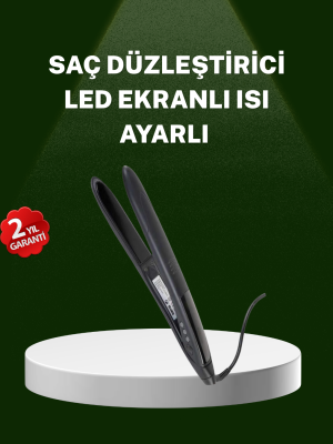 Isı Ayarlı 2025 Titanyum Kaplama Seramik Plakalı Saç Düzleştirici A Kalite Orijinal