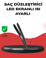 A Kalite Orijinal 2025 Isı Ayarlı Titanyum Seramik Plakalı Profesyonel Saç Düzleştirici