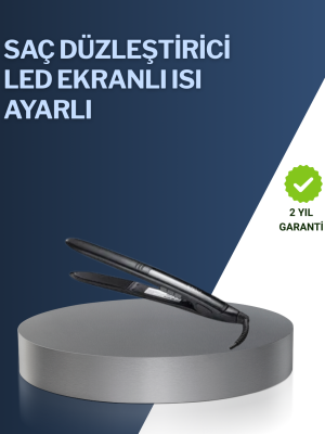 2025 Yeni Seri Dijital Ekranlı Isı Ayarlı Saç Düzleştirici Titanyum Kaplama A Kalite