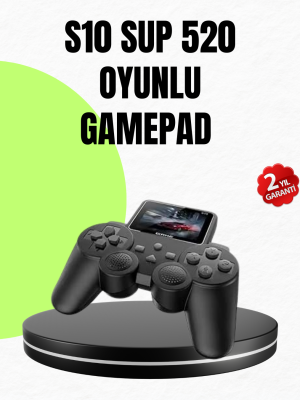 Orijinal 2025 S10 Gamepad 520 Oyunlu HDMI TV Bağlantılı A Kalite Atari