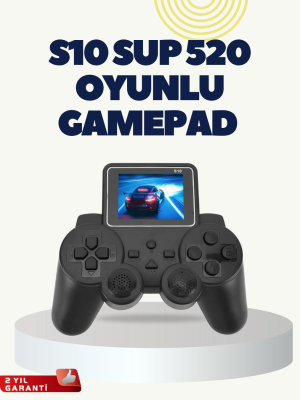 HDMI Destekli S10 Gamepad 520 Oyunlu TV’ye Bağlanabilir Atari 2025 Model