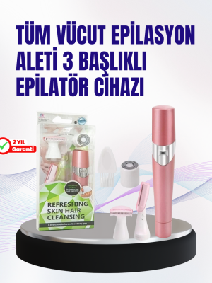 Ev Tipi Profesyonel Epilasyon Cihazı – Pembe