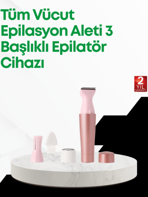 Yüz ve Beden İçin Portatif Tüy Alma Cihazı