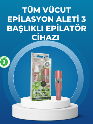 Pembe Epilasyon Cihazı – Acısız Tüy Temizliği