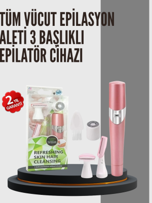 Evde Kolay Epilasyon İçin Taşınabilir Tüy Alma Cihazı