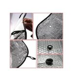 Araç Ön Cam Güneşlik UV ve Isı Koruma Katlanabilir Toyota Corolla Skoda Superb Dacia Duster Ford Focus - Görsel 5