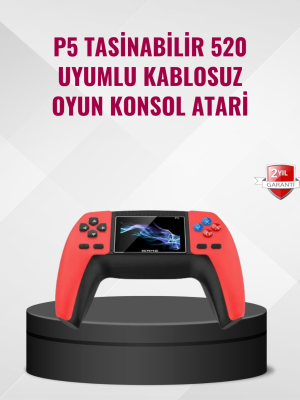 P5 Retro GamePad 520 Oyunlu Taşınabilir Oyun Konsolu