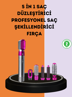 Çok Fonksiyonlu Saç Kurutma ve Şekillendirme Makinesi 5 Başlık