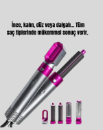 5’i 1 Arada Profesyonel Saç Şekillendirici Tek Cihazla Sınırsız Stil - Görsel 5