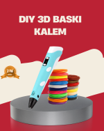 Çocuklar İçin Güvenli 3D Yazıcı Kalem