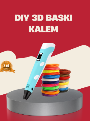Çocuklar İçin Güvenli 3D Yazıcı Kalem