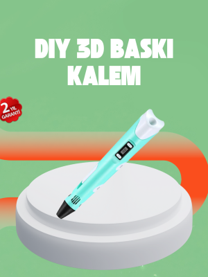 Üç Boyutlu 3D Yazıcı Kalem ABS ve PLA Uyumlu