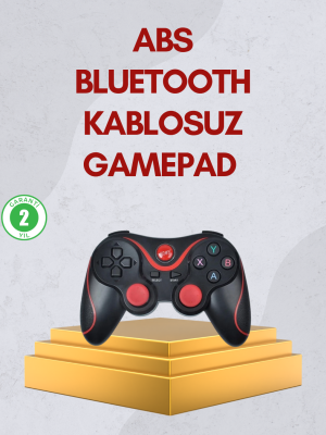 Ergonomik Tasarımlı Kablosuz Bluetooth Gamepad Titreşimli