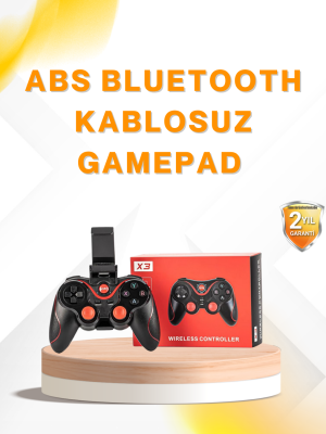 Kablosuz Bluetooth Gamepad PC Android TV Uyumlu Oyun Kumandası