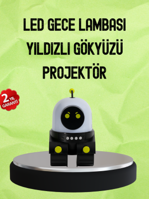Bluetooth Bağlantılı Yüksek Çözünürlüklü Galaksi Projektör