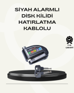Çift Modlu 110dB Alarmlı Disk Kilidi Suya Dayanıklı