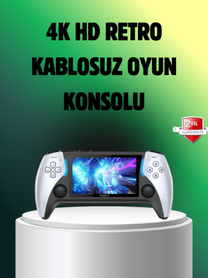 Şarjlı 4 Saat Oyun Süreli TV Bağlantılı Retro Oyun Konsolu
