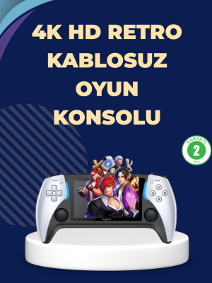 Kompakt ve Hafif Retro Oyun Konsolu 1000 Klasik Oyun Dahil