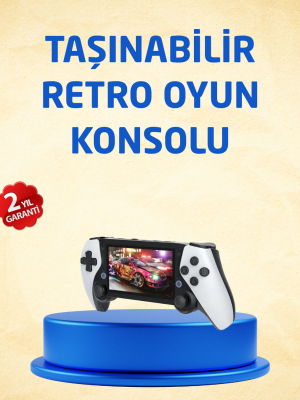 3D Ekranlı Mini Oyun Konsolu + Multimedya