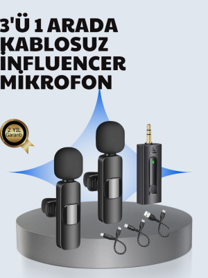 Mobil Uyumlu Mikrofon - Dış Mekân İçin İdeal
