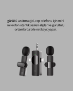 Mobil Uyumlu Mikrofon - Dış Mekân İçin İdeal - Görsel 3