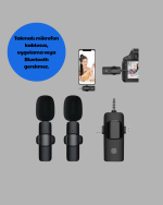 Kablosuz Mikrofon - Telefon ve Bilgisayar Uyumlu - Görsel 5